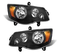 Rdtnvc Per Dodge Per Caravan 2011 2012 2013 2014 2015 2016 2017 2018 2019, Una Coppia Di Fari Anteriori Compatibili Con Alloggiamento Nero CH2503192 Principale Fari Faro(1PCS Left)