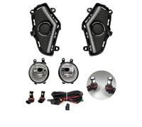 Rdtnvc Per Toyota Per RAV4 2019 2020 2021 2022 LED DRL Fendinebbia Luci Diurne Copertura Fendinebbia Griglia Cornice Indicatori Direzione Angel Eyes Principale Fari Faro(DRL Fog Halogen)