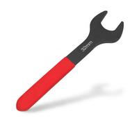 RDTOK Chiave offset da 32 mm, chiave combinata singola piegata a 15° | Chiave a forchetta a forma di U con testa piatta e manico rosso per auto, montaggio, officina e aree difficili da raggiungere