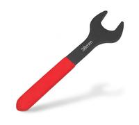 RDTOK Chiave offset da 38 mm, chiave combinata singola piegata a 15° | Grande chiave a forchetta a forma di U con testa piatta e manico rosso per auto, macchinari, montaggio e officina