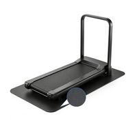 RDTOK Tappetino per Tapis Roulant,Tappetino Rulli Bici in PVC Spesso 6mm,per Attrezzi per Esercizi,per Roulant,da Passeggio,Panca per Pesi,Cross Trainer,Cyclette (nero, 70 * 150cm)