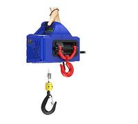 RDVXI Verricello Elettrico, Gru Portatile dell'ascensore della Gru elettrica, argano Elettrico di aggiornamento 100-500KG con Telecomando, Gru di Sollevamento della Fune d'Acciaio(Upgrade 300KG11.8M)