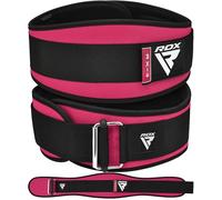 RDX 6.5" Cintura di sollevamento pesi da donna Supporto lombare curvo Allenamento della forza di fitness funzionale, sollevamento pesi Powerlifting squat ginnastica a casa per le signore