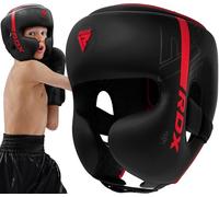 RDX Bambini Caschetto Boxe MMA Kick Boxing Allenamento, Maya Hide Pelle Headgear, KARA Pugilato Protezione Casco per Sparring Muay Thai Arti Marziali Grappling Taekwondo Karate, Ragazzi Ragazze
