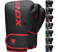 RDX Bambini Guantoni Boxe per Muay Thai e Allenamento, Maya Hide Pelle KARA Junior Combattimento Guanti da Sacco per Sparring, Kickboxing, Sacchi Pugilato, Punzonatura, Boxing Gloves