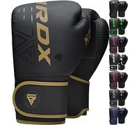 RDX Bambini Guantoni Boxe per Muay Thai e Allenamento, Maya Hide Pelle KARA Junior Combattimento Guanti da Sacco per Sparring, Kickboxing, Sacchi Pugilato, Punzonatura, Boxing Gloves