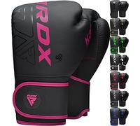 RDX Bambini Guantoni Boxe per Muay Thai e Allenamento, Maya Hide Pelle KARA Junior Combattimento Guanti da Sacco per Sparring, Kickboxing, Sacchi Pugilato, Punzonatura, Boxing Gloves