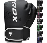 RDX Bambini Guantoni Boxe per Muay Thai e Allenamento, Maya Hide Pelle KARA Junior Combattimento Guanti da Sacco per Sparring, Kickboxing, Sacchi Pugilato, Punzonatura, Boxing Gloves
