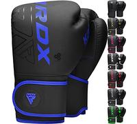 RDX Bambini Guantoni Boxe per Muay Thai e Allenamento, Maya Hide Pelle KARA Junior Combattimento Guanti da Sacco per Sparring, Kickboxing, Sacchi Pugilato, Punzonatura, Boxing Gloves