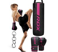 RDX Bambini Sacco da Boxe 2ft,Riempito Junior KARA Pelle di Maya Sacchi Pugilato per Muay Thai, Sparring, Kickboxing Allenamento, Arti Marziali, MMA