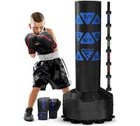 RDX Bambini Sacco da Boxe Terra con Boxe Guanti per Arti Marziali, MMA, Kickboxing e Muay Thai, 4FT Junior Fitness Stand Borsa Attrezzatura Allenamento e Taekwondo Training Punching Bag