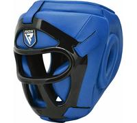 RDX Caschetto Boxe Griglia MMA Allenamento Maya Hide Pelle Headgear