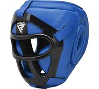 RDX Caschetto Boxe Griglia MMA Allenamento, Maya Hide Pelle Headgear, Professionale Pugilato Protezione Casco per Kick Boxing Sparring Muay Thai Arti Marziali Grappling Taekwondo Karate, Uomo Donna