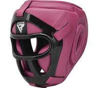 RDX Caschetto Boxe Griglia MMA Allenamento, Maya Hide Pelle Headgear, Professionale Pugilato Protezione Casco per Kick Boxing Sparring Muay Thai Arti Marziali Grappling Taekwondo Karate, Uomo Donna