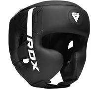 RDX Caschetto Boxe MMA Kick Boxing Allenamento, Maya Hide Pelle Headgear, KARA Professionale Pugilato Protezione Casco per Sparring Muay Thai Arti Marziali Grappling Taekwondo Karate, Uomo Donna