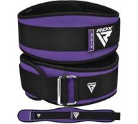 RDX Cintura Palestra Sollevamento Pesi, 6.5” Lombare Imbottita Schiena Supporto, Powerlifting Belt per Bodybuilding Pesistica Fitness Gym Stacchi Funzionale Allenamento di Potenza Squat, Uomo Donna
