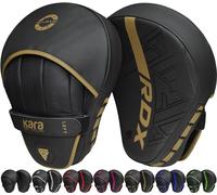 RDX Colpitori Boxe MMA Kickboxing, Maya Hide Pelle KARA Coppia Scudo Sciopero Curvo, Allenamento Muay Thai, Arti Marziali, Gancio Jab Pastiglie Sparring Pao Guanti da Passata Karatè
