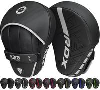 RDX Colpitori Boxe MMA Kickboxing, Maya Hide Pelle KARA Coppia Scudo Sciopero Curvo, Allenamento Muay Thai, Arti Marziali, Gancio Jab Pastiglie Sparring Pao Guanti da Passata Karatè