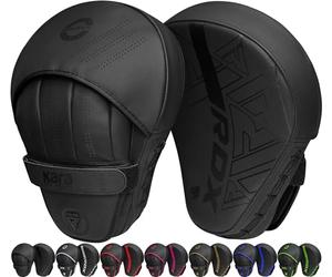 RDX Colpitori Boxe MMA Kickboxing, Maya Hide Pelle Kara Coppia Scudo Sciopero Curvo, Allenamento Muay Thai, Arti Marziali, Gancio Jab Pastiglie Sparring Pao Guanti da Passata Karatè