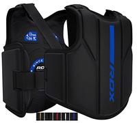 RDX Corpetto Protettivo, Boxe Torace Corpetti Maya Hide Pelle Perfetto per Boxe, MMA Allenamento, Arti Marziali, Sparring Coaching Corpo Guardia, Combattimento Kickboxing Taekwondo Palestra in casa
