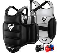 RDX Corpetto Protettivo, Corpetti Protezione del Torace Petto Guardia Corpo per Kickboxing Taekwondo Karate MMA Boxe Muay Thai Arti Marziali, Adulto Allenamento di Sparring Rib Protector Chest Guard