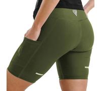 RDX Donne Sauna Breve, Dimagranti Corti Vita Alta Pantaloni da Sauna per la Perdita di Peso Fitness Allenamento Yoga Corsa Multicolore Tuta da Allenamento per la Parte Inferiore del Corpo Esercizio
