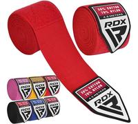 RDX Fasce Boxe Guanti Interni, 4,5 Metri 180 Pollici Elastiche Bendaggi, Polso Mani Protezione Sottoguanti, Pugilato Bende per Arti Marziali Muay Thai MMA Kickboxing Punzonatura Allenamento Hand Wraps