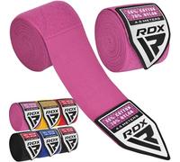 RDX Fasce Boxe Guanti Interni, 4,5 Metri 180 Pollici Elastiche Bendaggi, Polso Mani Protezione Sottoguanti, Pugilato Bende per Arti Marziali Muay Thai MMA Kickboxing Punzonatura Allenamento Hand Wraps