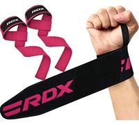 RDX Fasce Polsi Cinghie Sollevamento Pesi, 5MM Neoprene Imbottita Supporto Polsiere Palestra,18” Wrist Wraps Supporto per Allenamento, Powerlifting, Bodybuilding, Fitness Gym Straps, Uomo Donna