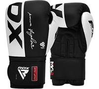 RDX Guanti da boxe Maya Hide Cuoio Allenamento Guanti Muay Thai, Sparring, kickboxing, arti marziali, sacco guantoni da boxe, MMA, Ginnastica Allenamenti Uomini Donne 8 10 12 14 16 OZ