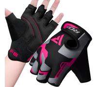 RDX Guanti Palestra Sollevamento Pesi Fitness, Antiscivolo Imbottito Presa Protezione, Elastico Traspirante, Powerlifting Bodybuilding Forza Allenamento Ciclismo Calisthenics Gloves, Uomo Donna