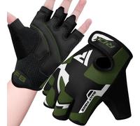 RDX Guanti Palestra Sollevamento Pesi Fitness, Antiscivolo Imbottito Presa Protezione, Elastico Traspirante, Powerlifting Bodybuilding Forza Allenamento Ciclismo Calisthenics Gloves, Uomo Donna