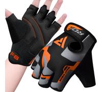 RDX Guanti Palestra Sollevamento Pesi Fitness, Antiscivolo Imbottito Presa Protezione, Elastico Traspirante, Powerlifting Bodybuilding Forza Allenamento Ciclismo Calisthenics Gloves, Uomo Donna