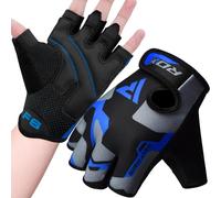RDX Guanti Palestra Sollevamento Pesi Fitness, Antiscivolo Imbottito Presa Protezione, Elastico Traspirante, Powerlifting Bodybuilding Forza Allenamento Ciclismo Calisthenics Gloves, Uomo Donna