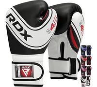 RDX Guantoni da Boxe Bambini Muay Thai e Allenamento, Maya Hide Pelle, 6oz 4oz Junior Combattimento Guanti da Sacco Bambino per Sparring Sacchi Pugilato Punzonatura MMA Kick Boxing Gioventù Gloves