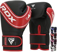 RDX Guantoni da Boxe Bambini Muay Thai e Allenamento, Maya Hide Pelle, 6oz 4oz Junior Combattimento Guanti da Sacco Bambino per Sparring Sacchi Pugilato Punzonatura MMA Kick Boxing Gioventù Gloves