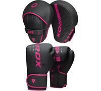 RDX Guantoni da Boxe e Colpitori Boxe Guanti da Passata, Muay Thai Kickboxing Allenamento,MMA Coppia Scudo Sciopero Curvo,Arti Marziali,Pugilato Punzonatura,Pastiglie Sparring Pao Karatè