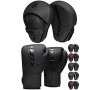 RDX Guantoni da Boxe e Colpitori Boxe Guanti da Passata, Muay Thai Kickboxing Allenamento,MMA Coppia Scudo Sciopero Curvo,Arti Marziali,Pugilato Punzonatura,Pastiglie Sparring Pao Karatè