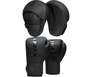 RDX Guantoni da Boxe e Colpitori Boxe Guanti da Passata, Muay Thai Kickboxing Allenamento,MMA Coppia Scudo Sciopero Curvo,Arti Marziali,Pugilato Punzonatura,Pastiglie Sparring Pao Karatè