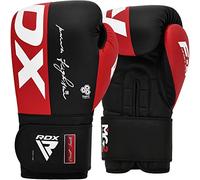 RDX Guantoni da Boxe, Maya Hide Pelle Allenamento Guanti da Sacco per Muay Thai per Sparring, Combattimento, Sacchi Pugilato, MMA, Punzonatura, Kick Boxing Gloves Palestra Uomo Donna 8 10 12 14 16 OZ