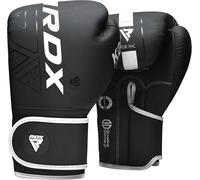 RDX Guantoni da Boxe Muay Thai e Allenamento, Maya Hide Pelle, KARA Combattimento Guanti da Sacco per Sparring, Sacchi Pugilato, Punzonatura, MMA Kick Boxing Gloves Uomo Donna, 8 10 12 14 16 18 oz