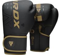RDX Guantoni da Boxe Muay Thai e Allenamento, Maya Hide Pelle, KARA Combattimento Guanti da Sacco per Sparring, Sacchi Pugilato, Punzonatura, MMA Kick Boxing Gloves Uomo Donna, 8 10 12 14 16oz