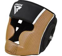 RDX Hgr-t17bgl-l+, Head Guard Unisex Adulto, Black/Golden, L