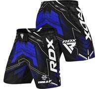 RDX IMMAF - Pantaloncini da combattimento e allenamento MMA, in tessuto leggero, elastico in vita, design con spacchi laterali per adulti e bambini, per una mobilità completa, adatti per MMA, boxe