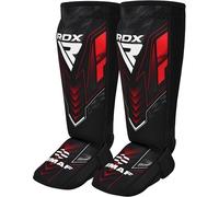 RDX IMMAF - Parastinchi in neoprene per competizioni, per sparring e grpling, MMA, kickboxing, arti marziali miste, protezione professionale per stinchi e collo del piede, unisex, allenamento in