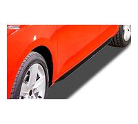 RDX Minigonne Laterali Fabia 2 Typ 5J "Slim", RDSL573, nero lucido, lato gonne, Quantitativo 1 (set: sinistra & destra)