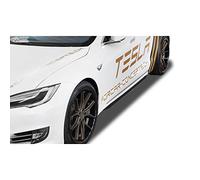 RDX Minigonne Laterali Model S "Slim", RDSL500060, nero lucido, lato gonne, Quantitativo 1 (set: sinistra & destra)