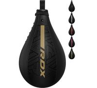 RDX Palla Veloce Boxe, Pelle Maya Speedball Pelle Maya, Perfetto per MuayThai, Formazione MMA, Allenamento Velocità Combattimento Fitness Sacco da boxe, Allenamenti in casa e in palestra esercizi
