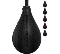 RDX Palla Veloce Boxe, Pelle Maya Speedball Pelle Maya, Perfetto per MuayThai, Formazione MMA, Allenamento Velocità Combattimento Fitness Sacco da boxe, Allenamenti in casa e in palestra esercizi
