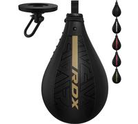 RDX Palla Veloce Boxe, Pelle Maya Speedball Pelle Maya, Perfetto per MuayThai, Formazione MMA, Allenamento Velocità Combattimento Fitness Sacco da boxe, Allenamenti in casa e in palestra esercizi